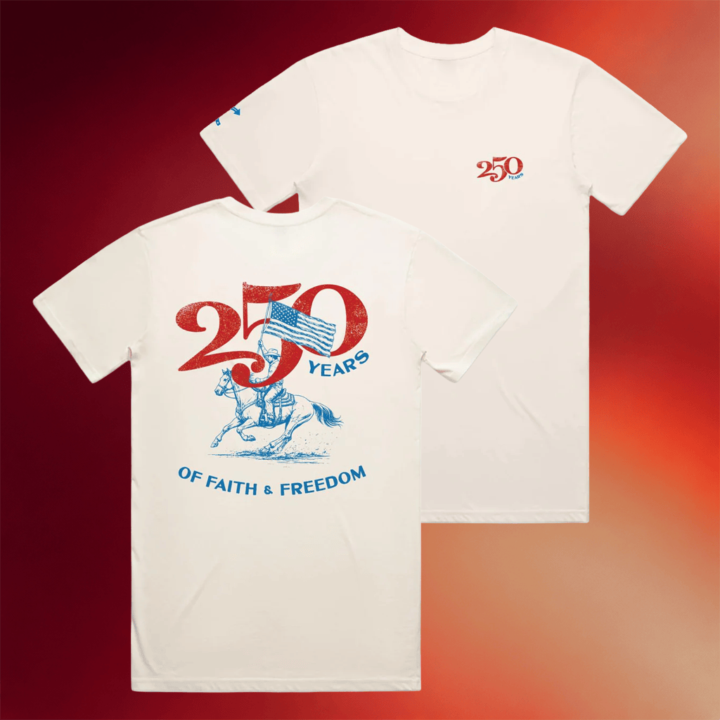 TPUSA Merch 250 Years Of Faith And Freedom T-Shirt 2026 4th Of July Gifts For Dad - Merchluma