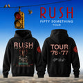 RUSH Fifty Something Tour 2026 Signed Hoodie RUSH Merch Black Gift Ideas For Rock Lovers - Merchluma
