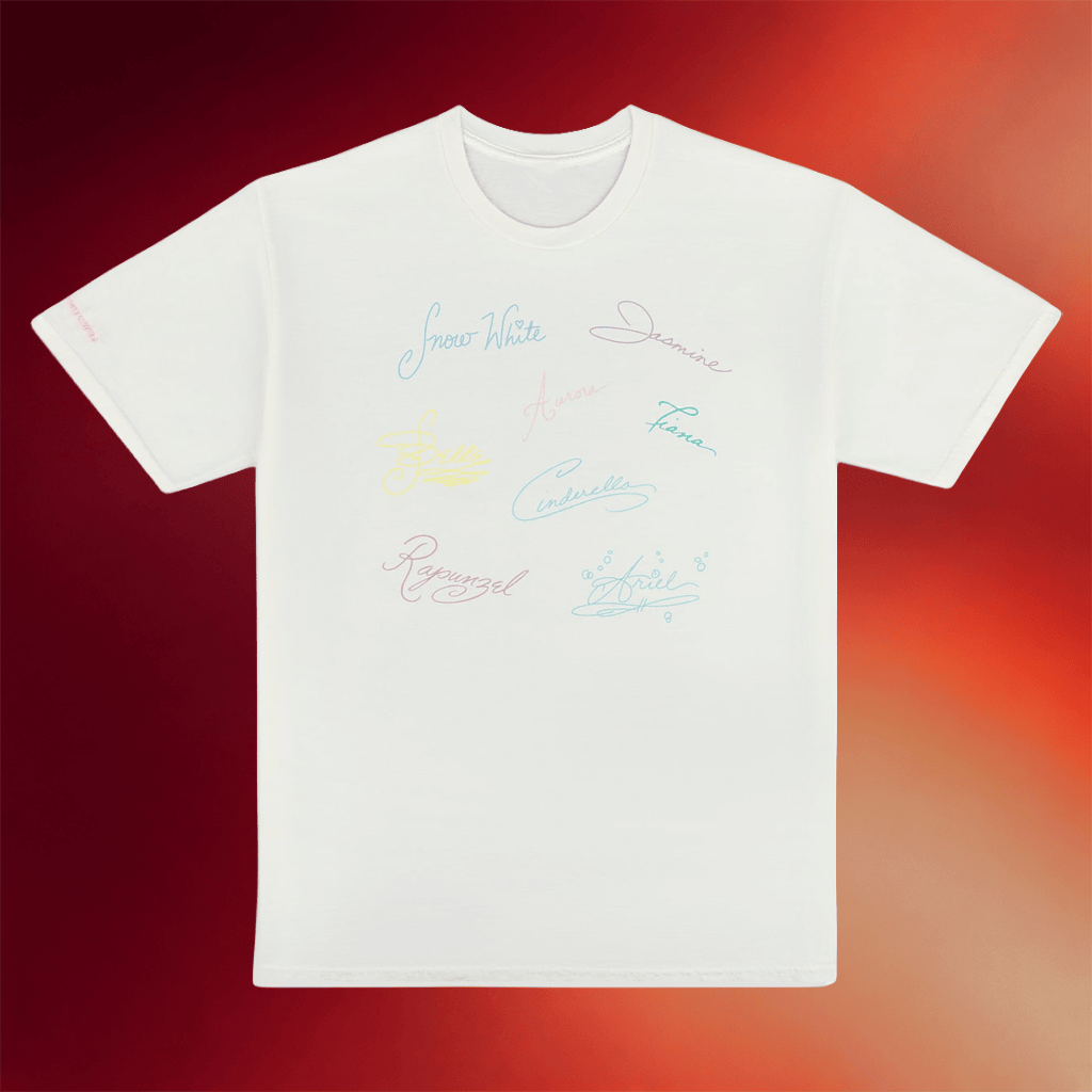Stoney Clover Lane Merch D Princess White Autograph T-Shirt Gifts For Friends - Merchluma