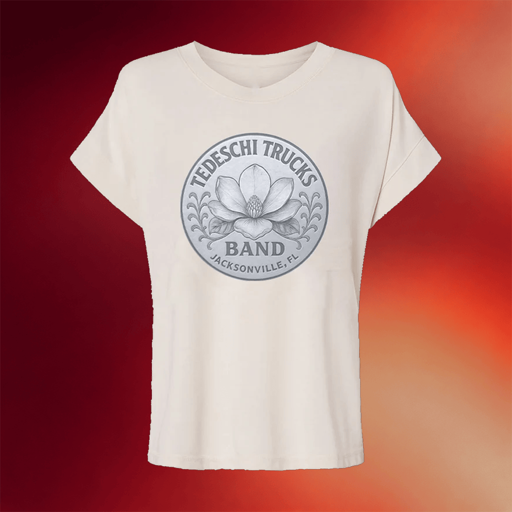 Tedeschi Trucks Band Merch Flower T-Shirt Best Gifts For Rock Music Lovers For Her - Merchluma