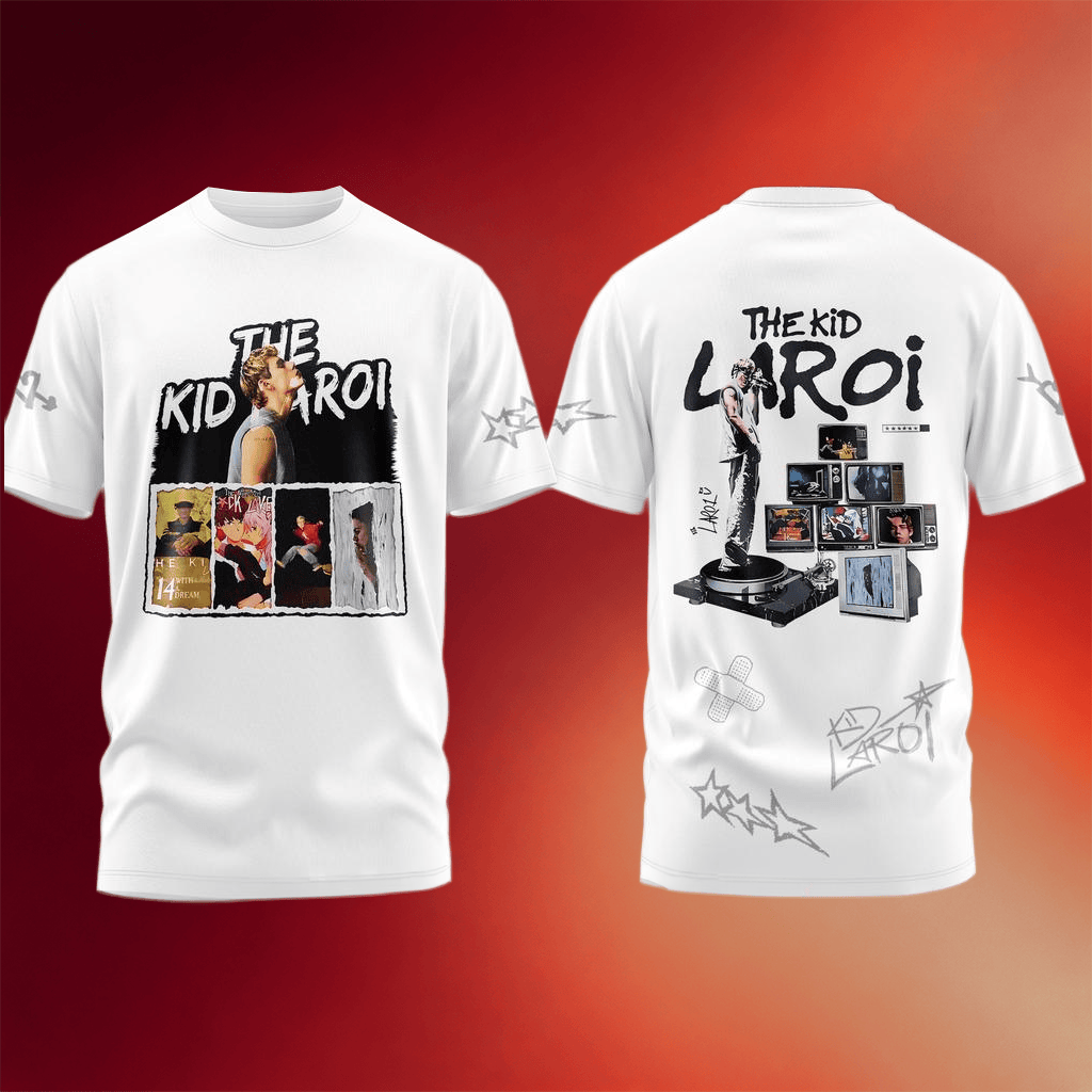 The Kid Laroi Merch 2026 The Kid Laroi Tour 2026 White T-Shirt Gifts For Music Lovers - Merchluma