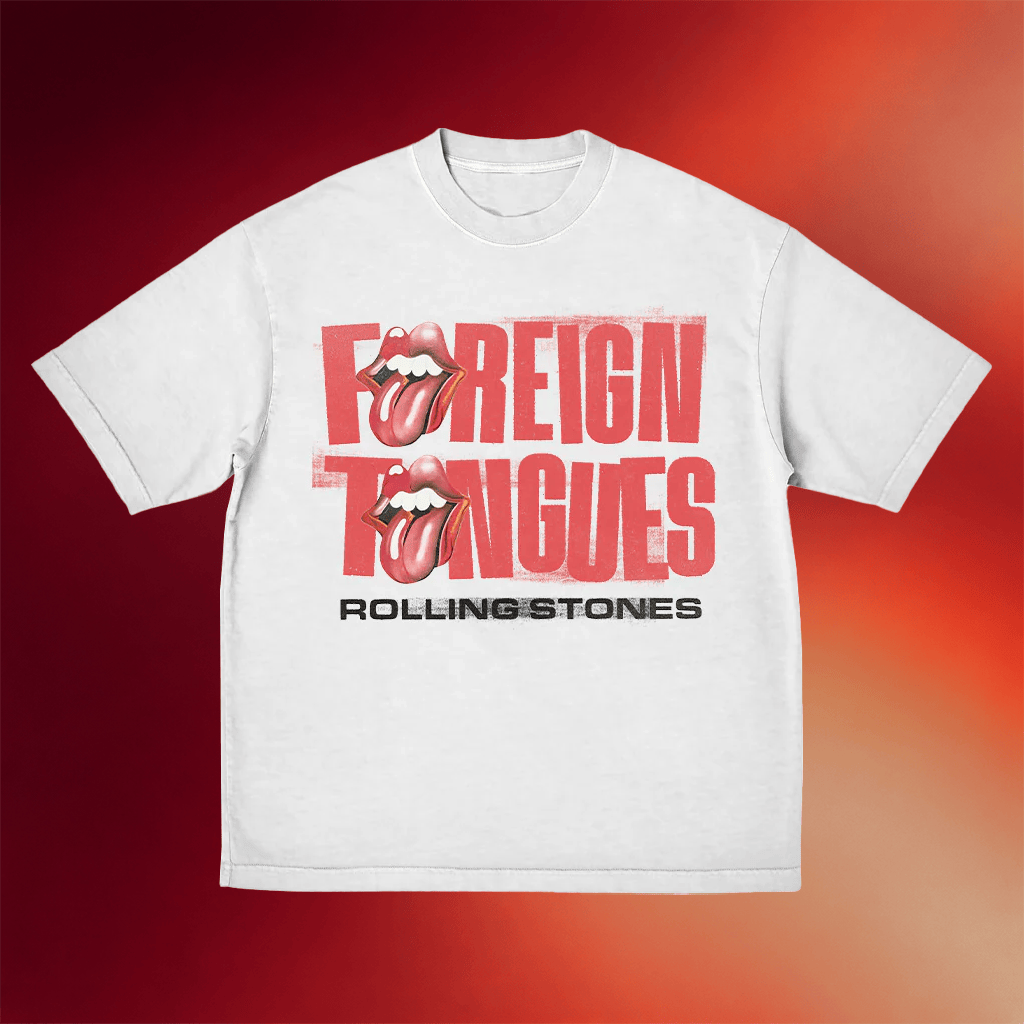 The Rolling Stones Merch 2026 Foreign Tongues T-Shirt Gifts For A Rock Band Lover - Merchluma