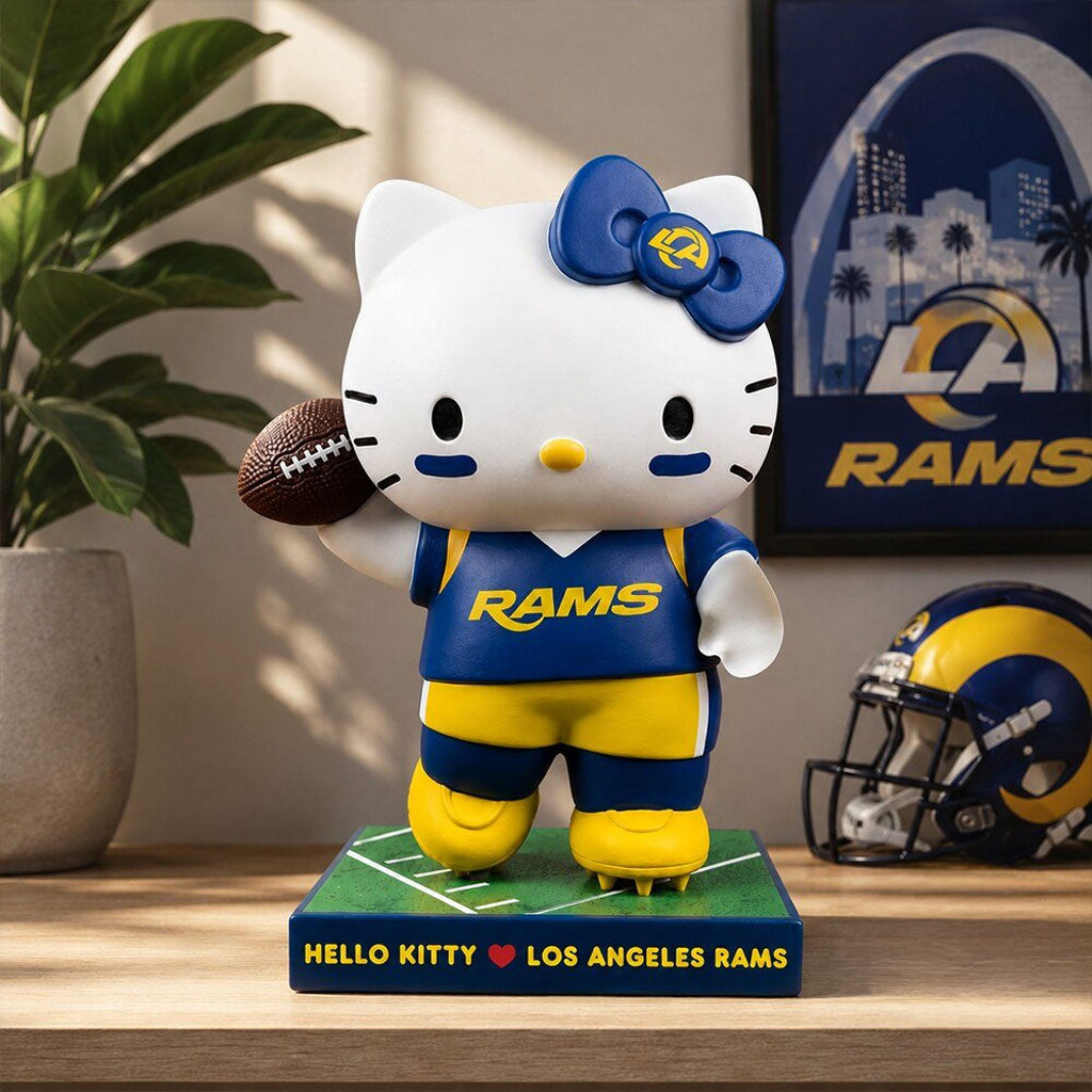 Hello Kitty X Los Angeles Rams Funko Pop 2026 LA Rams Merch Present For Football Lovers - Merchluma