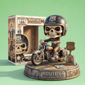 Route 66 100th Anniversary Skeleton Biker Motorcycle Funko Pop Present For Husband - Merchluma