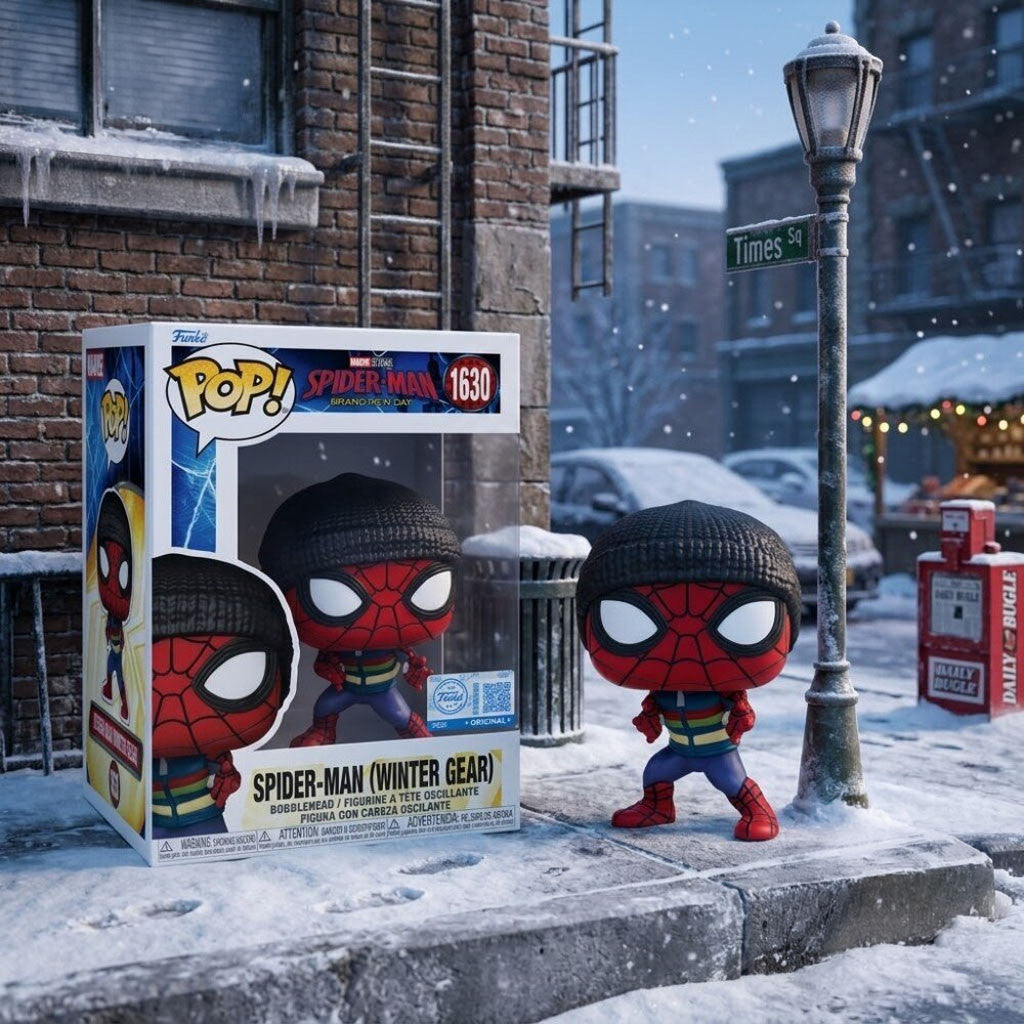 Spider Man Brand New Day Winter Gear Funko Pop Spider Man Merch Gift For Superhero Fans - Merchluma