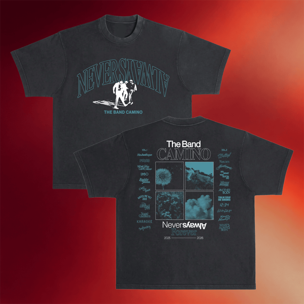 The Band CAMINO Merch 2026 Tracklist T-Shirt Best Gifts For Music Lovers - Merchluma