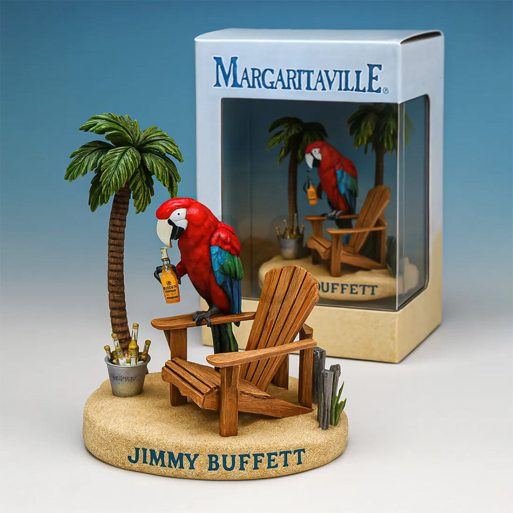 Margaritaville Jimmy Buffett Parrot Acrylic Plaque 2026 Jimmy Buffett Merch Gifts For Fans - Merchluma