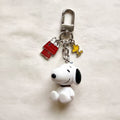 Snoopy Emotional Support Keychain Snoopy Merch Gifts For Cartoon Lovers - Merchluma