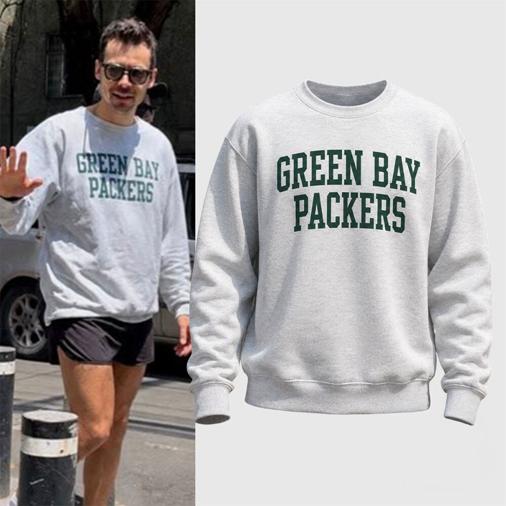 Harry Styles Green Bay Packers Sweatshirt Harry Styles Tour Merch 2026 Gift For Brothers - Merchluma