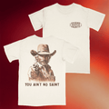 Shane Smith And The Saints Merch 2026 You Ain't No Saint T-Shirt Male Cowboy Tee Gifts For Fan - Merchluma