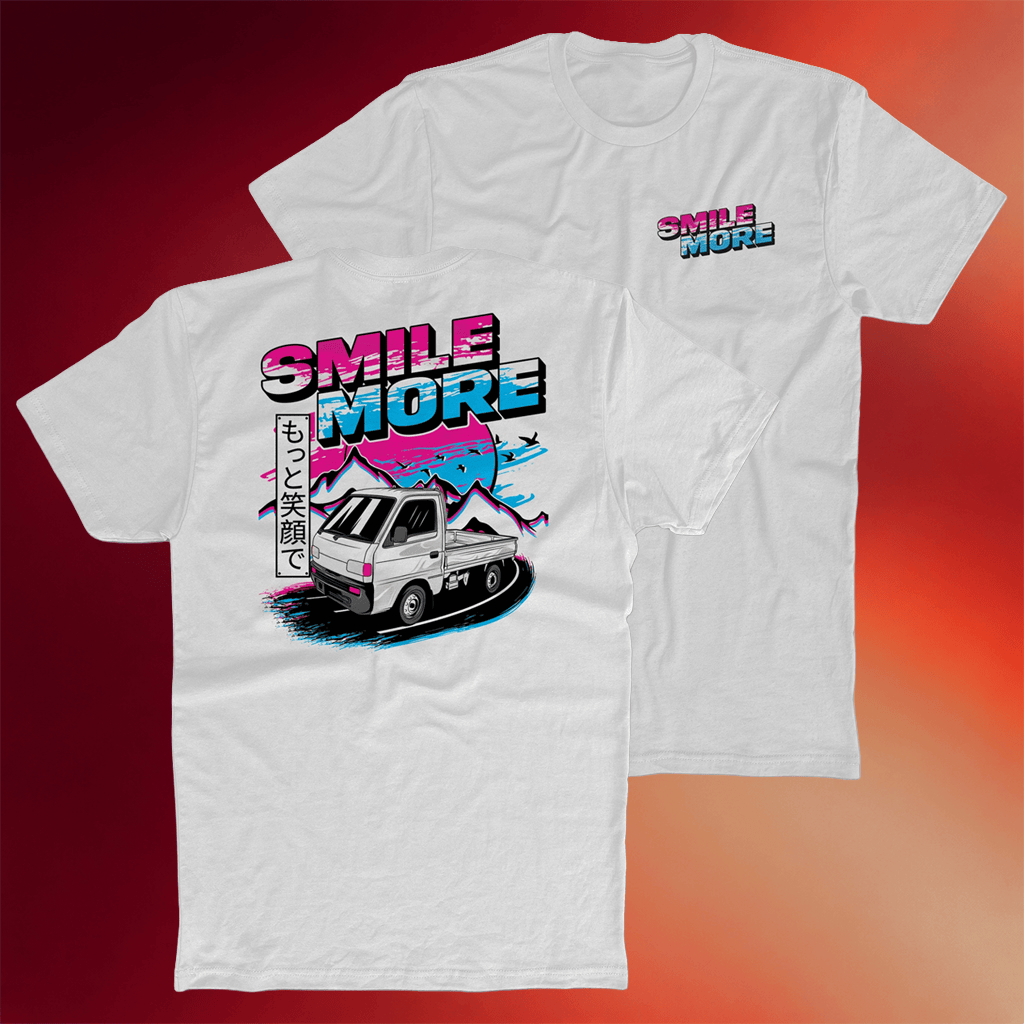 Smile More Merch 2026 Smile More K-Truck T-Shirt Unique Birthday Gift For Husband - Merchluma