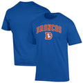 Denver Broncos Merch 2026 Denver Broncos Arch Over Logo T-Shirt Gifts For Brothers - Merchluma