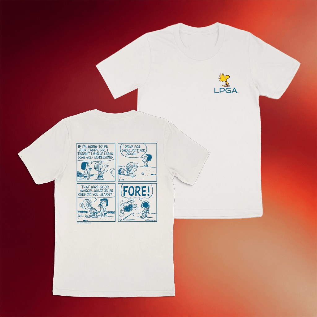 Streaker Sports Merch 2026 Peanuts X LPGA Fore T-Shirt Birthday Gift For BFF - Merchluma