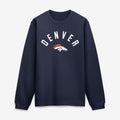 Denver Broncos Merch 2026 Denver Broncos Primetime Club Sweatshirt Navy Gift For Game Day - Merchluma