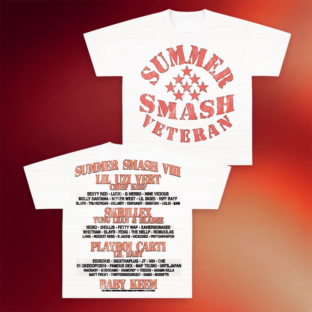 Summer Smash Merch 2026 Veteran T-Shirt White Hip Hop Festival Gear For Fan Gifts For Veteran - Merchluma