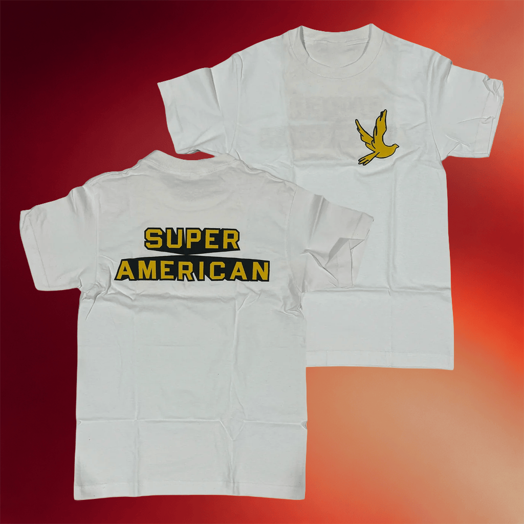 Super American Merch 2026 White SUP T-Shirt Super American Shirt Gifts For Friends - Merchluma