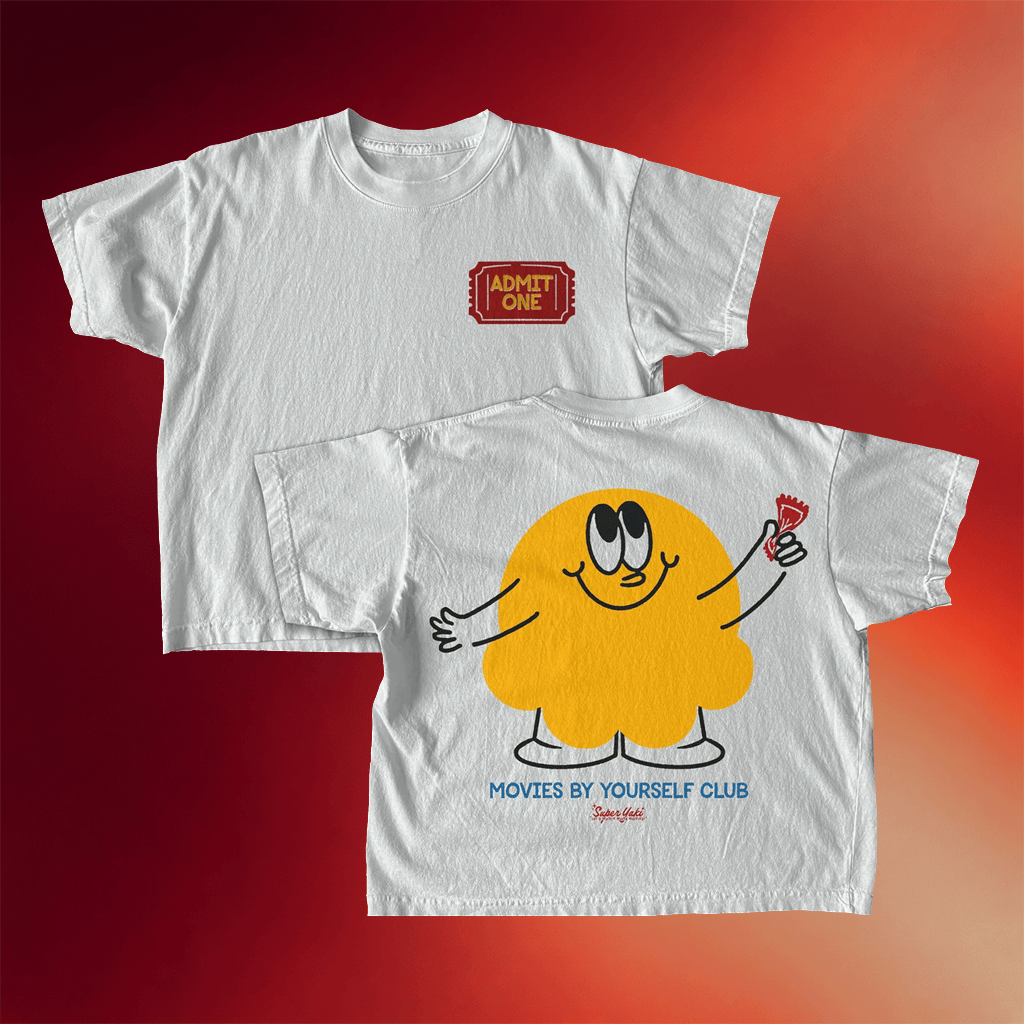 Super Yaki Merch 2026 Movies By Yourself Club T-Shirt Admit One Shirt Gifts For BFF - Merchluma