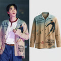 Jin BTS 1992 Polo Sport Sportsman Button Up Long Sleeve Shirt BTS Merch Gift For Army Fans - Merchluma