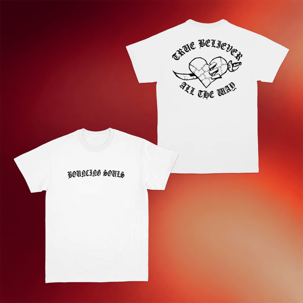 The Bouncing Souls Merch 2026 All The Way White T-Shirt Presents For Rock Music Lovers - Merchluma