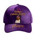 Prince Traveling to Celebration Purple Baseball Cap Prince Merch Cool Gifts For Music Lovers - Merchluma