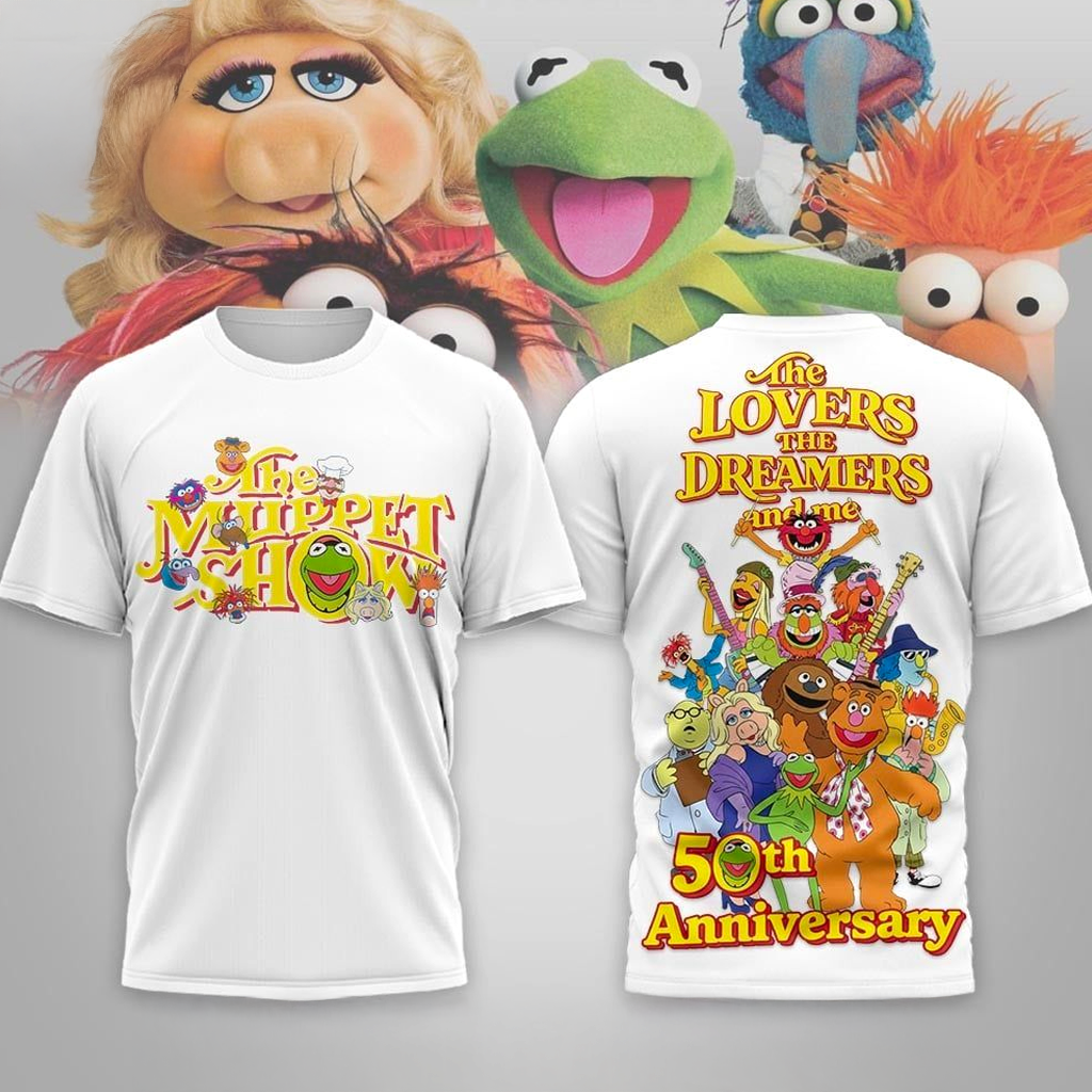 The Muppet Show 50th Anniversary 3D Shirt The Muppets Merch Best Gifts For Son - Merchluma
