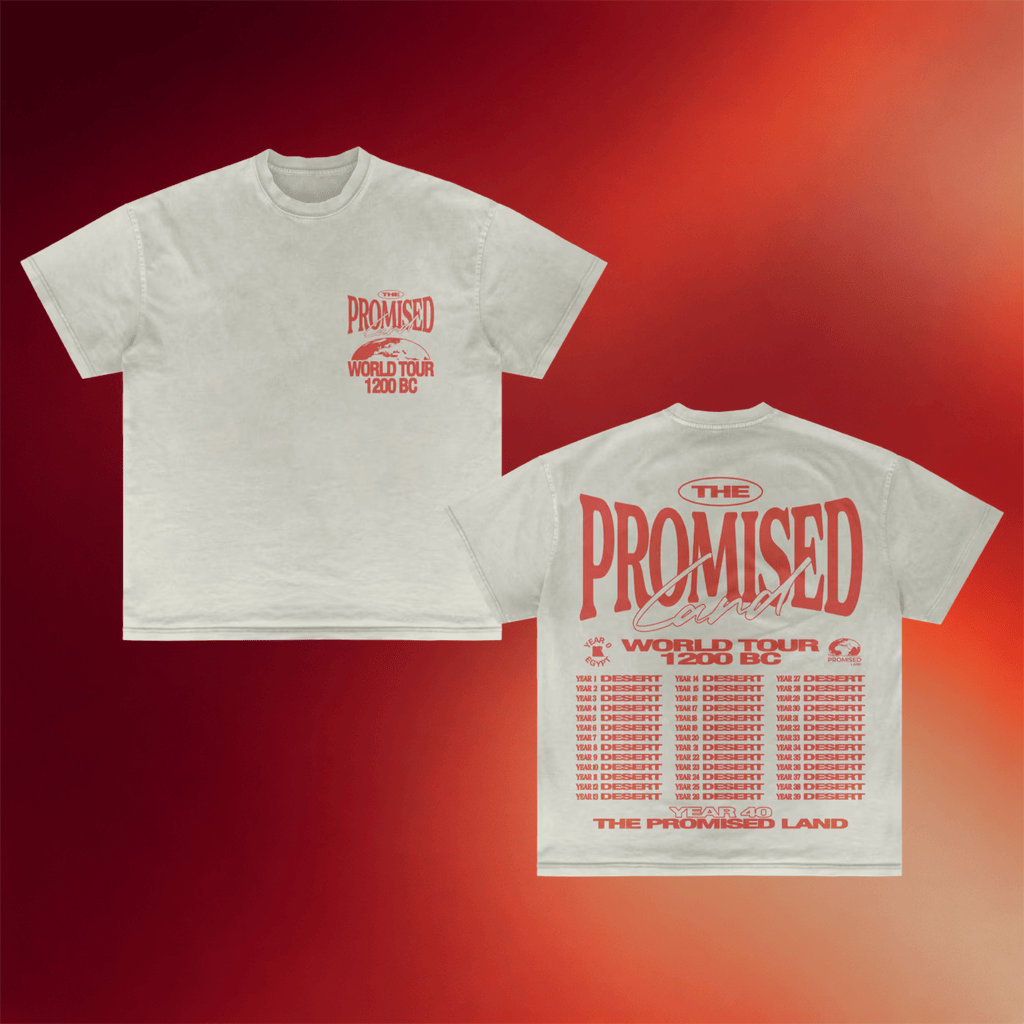The Promised Land Series Merch 2026 The Promised Land World Tour T-Shirt Christian Gifts - Merchluma