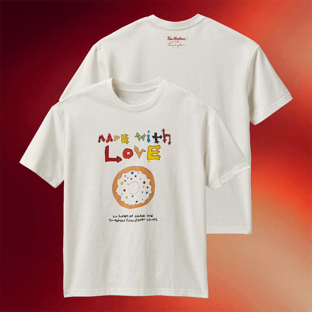 Tim Hortons Merch 2026 Tim Hortons X Ryan Reynolds T-Shirt Caring Is Sweet Shirt BFF Gifts - Merchluma