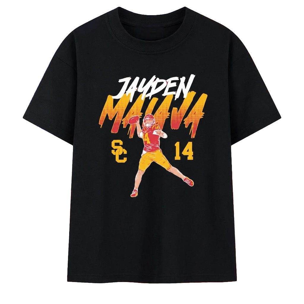 Jayden Maiava USC Trojans 14 Football Quarterback T-Shirt Jayden Maiava Merch Fan Gifts - Merchluma
