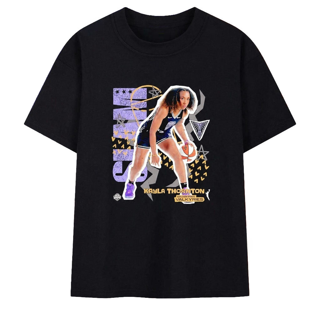 Kayla Thornton Golden State Valkyries Collage T-Shirt Best Gift For Basketball Lovers - Merchluma