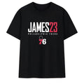 LeBron James 23 Philadelphia 76ers Distressed T-Shirt 76ers Merch Gifts For Basketball Lovers - Merchluma