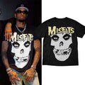 Odell Beckham Jr Misfits Crimson Ghost Skull Shirt Odell Beckham Jr Merch Gift For Dudes - Merchluma
