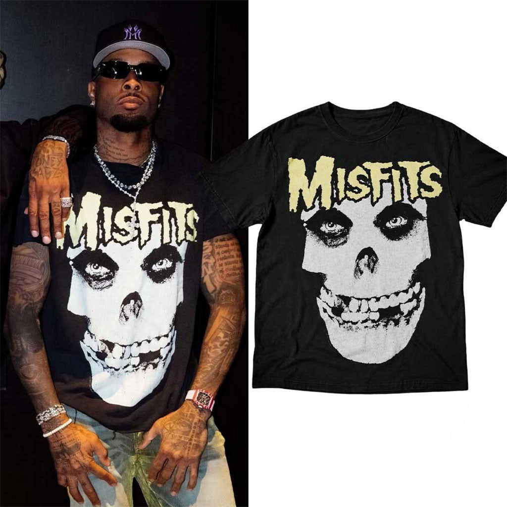 Odell Beckham Jr Misfits Crimson Ghost Skull Shirt Odell Beckham Jr Merch Gift For Dudes - Merchluma