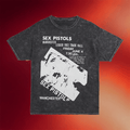 Sex Pistols Merch 1976 Manchester Vintage Wash T-Shirt Gifts For A Rock Music Lover - Merchluma
