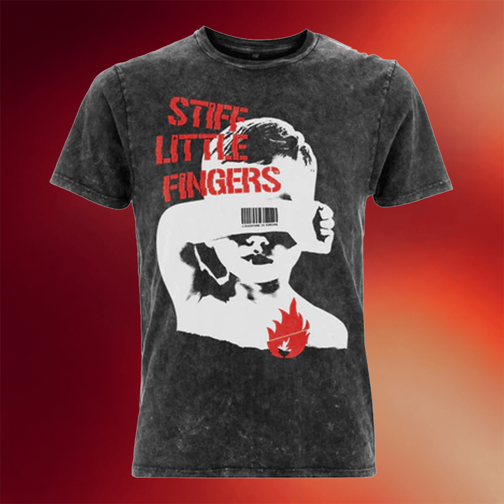 Stiff Little Fingers Merch 2026 Barcode Album T-Shirt Best Gifts For Punk Rock Band Fans - Merchluma