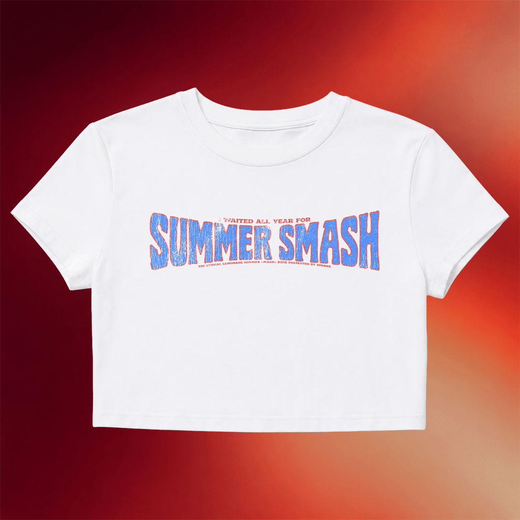Summer Smash Merch 2026 Summer Smash White Crop Top Hip Hop Festival Shirt Gifts For Sisters - Merchluma