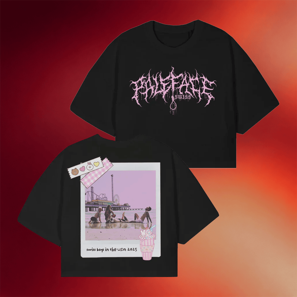 Paleface Swiss Merch Polaroid Crop Top Paleface Swiss Shirt Music Lover Gifts For Her - Merchluma