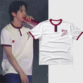Jin BTS Polo Ralph Lauren Retro Sports Logo Slub Ringer Shirt BTS Arirang Tour Merch Fan Gifts - Merchluma