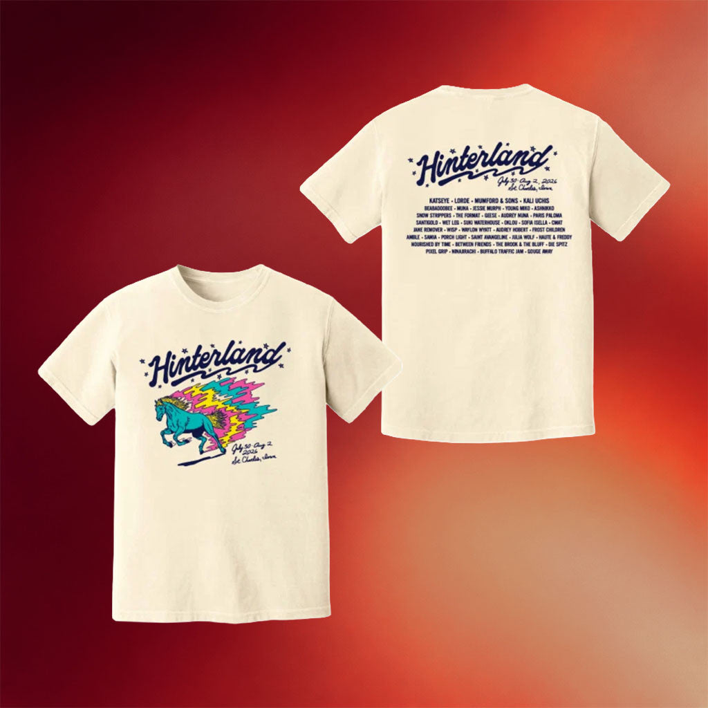 Hinterland Music Festival Merch 2026 Status Serigraph Poster Lineup T-Shirt Music Lover Gifts - Merchluma