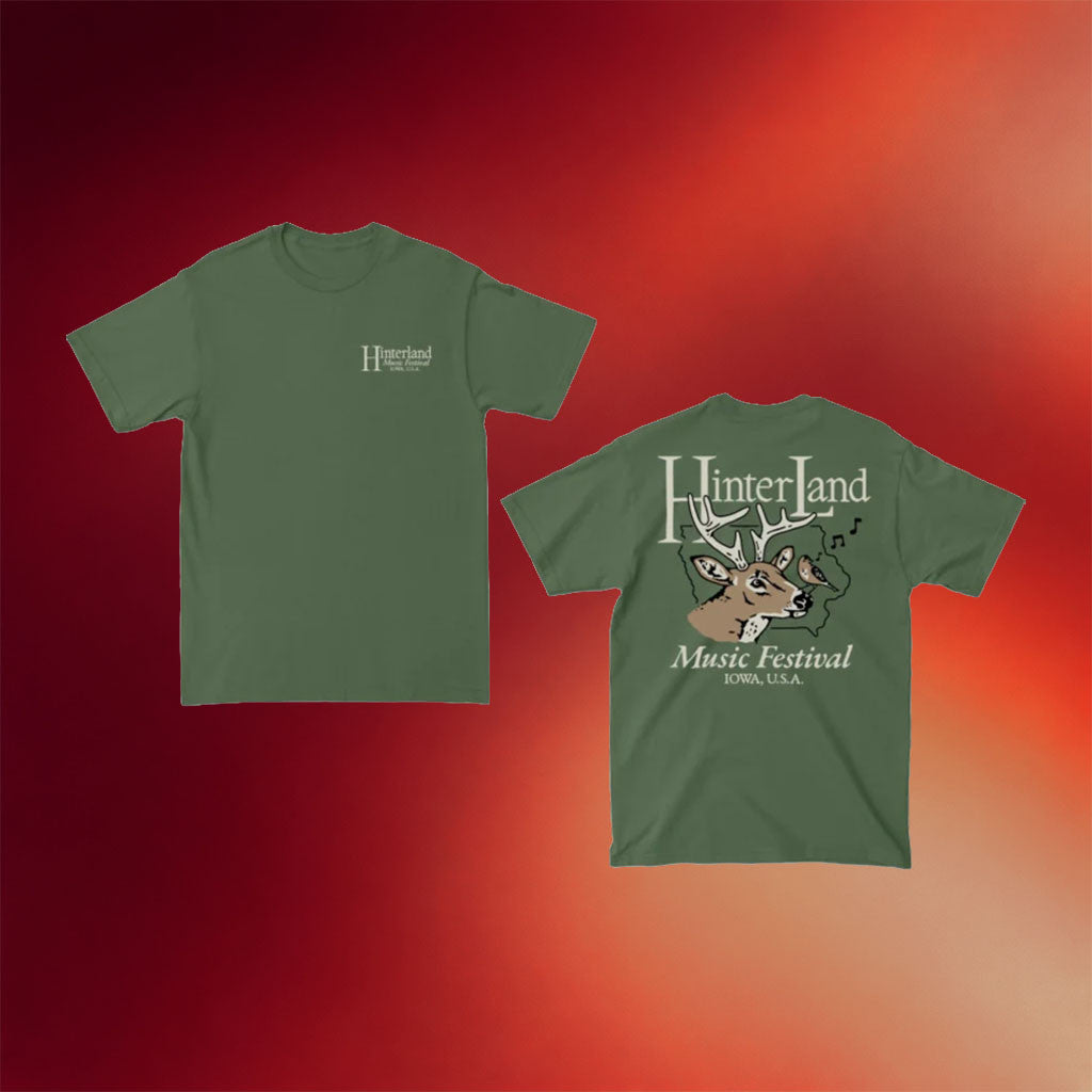 Hinterland Music Festival Merch 2026 Deer T-Shirt Concert Outfits Gift For Fathers - Merchluma