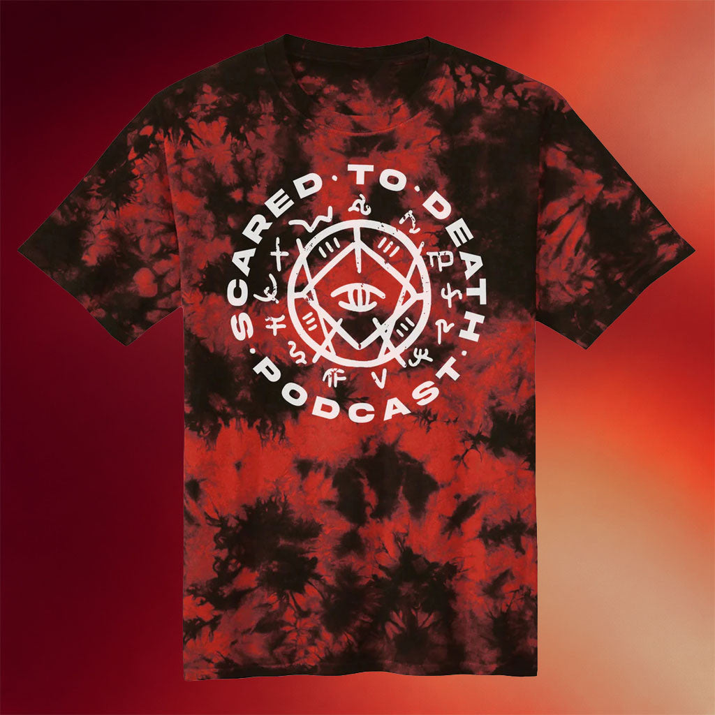 Bad Magic Productions Merch 2026 Scared to Death Podcast Tie Dye T-Shirt Present For Fans - Merchluma