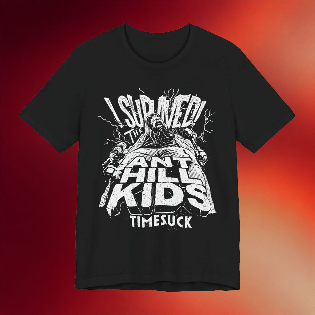 Bad Magic Productions Merch 2026 I Survived The Ant Hill Kids T-Shirt Timesuck Podcast Merch - Merchluma