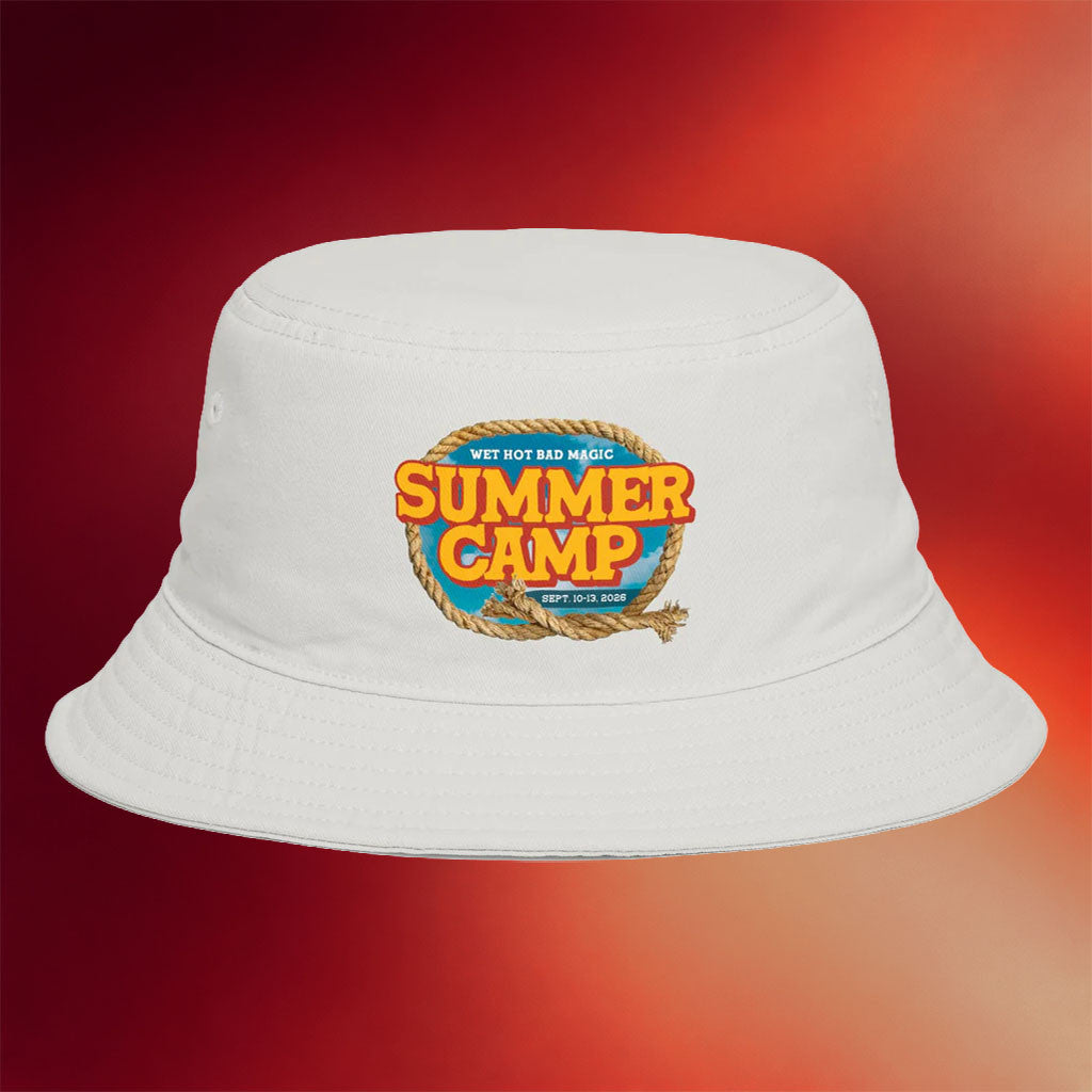 Bad Magic Productions Merch 2026 Wet Hot Bad Magic Summer Camp Bucket Hat Fan Gift Ideas - Merchluma
