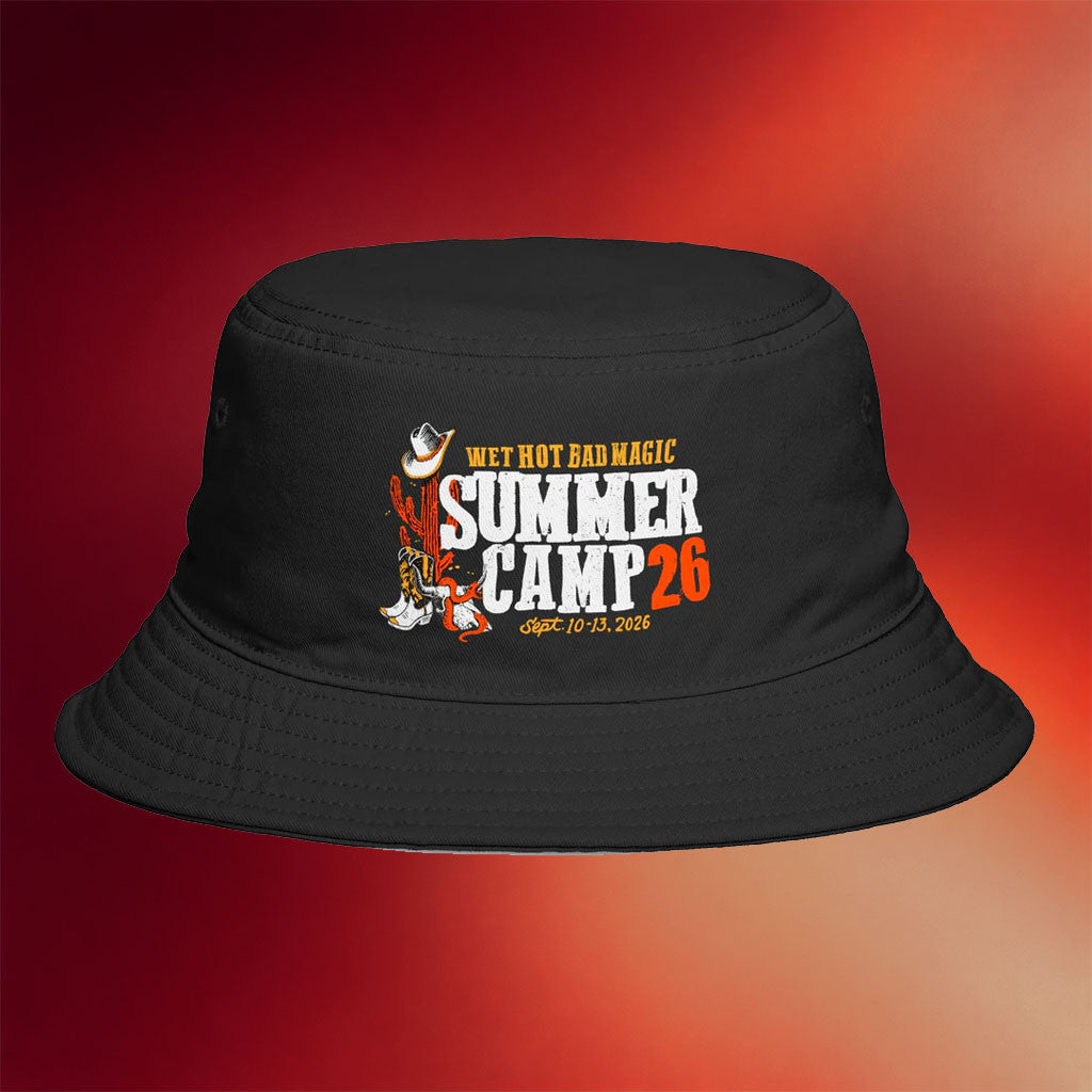 Bad Magic Productions Merch 2026 Wet Hot Bad Magic Summer Camp Bucket Hat Gift For Brothers - Merchluma