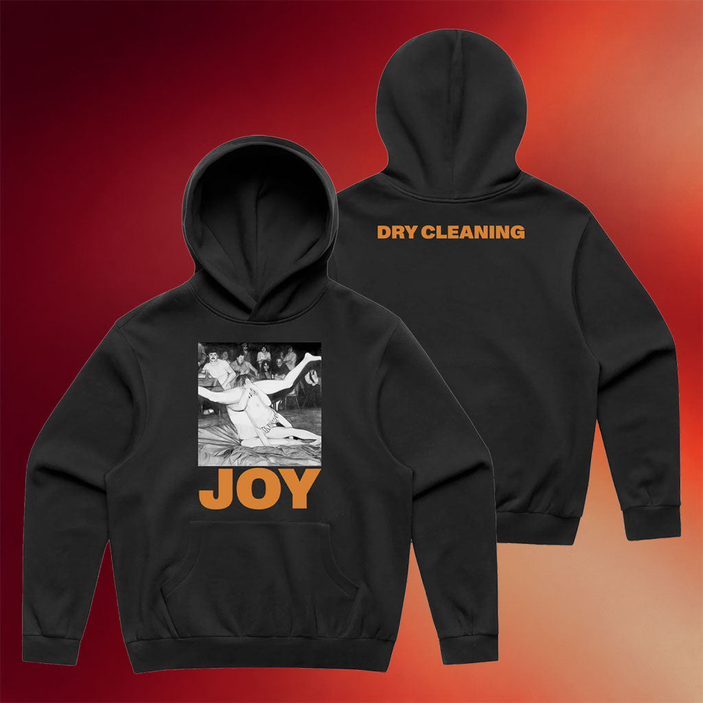 Dry Cleaning Merch 2026 Joy Black Hoodie Dry Cleaning Band Hoodie Gift For Music Lovers - Merchluma