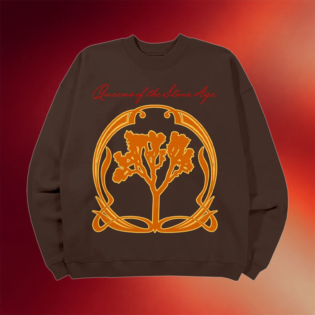Queens Of The Stone Age Merch 2026 Joshua Tree Crewneck Sweatshirt Gift For Band Fans - Merchluma