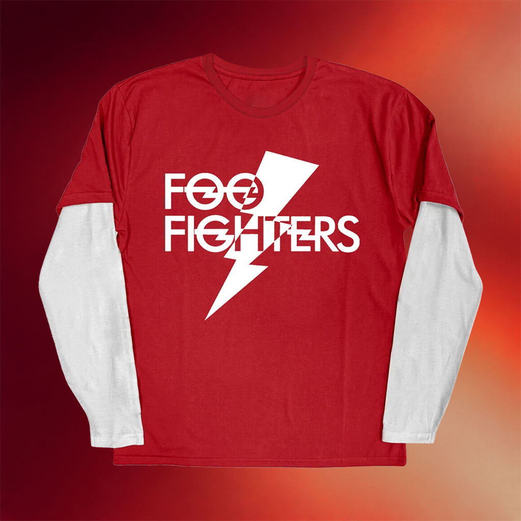 Foo Fighters Merch 2026 Lightening Bolt Logo Long Sleeve Shirt Gift For Band Fans - Merchluma