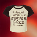Hinterland Music Festival Merch 2026 I Found Love Baby Tee Best Gift For Sisters - Merchluma