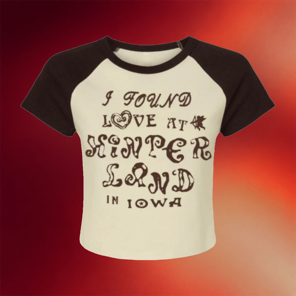 Hinterland Music Festival Merch 2026 I Found Love Baby Tee Best Gift For Sisters - Merchluma