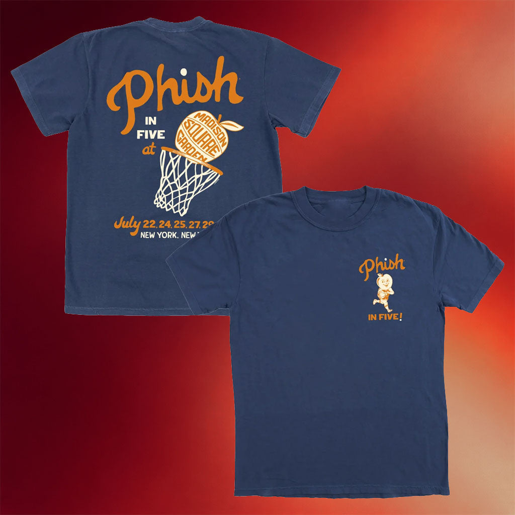Phish Dry Goods Merch Apple Jam In Five The Garden July 2026 T-Shirt Phish Tour Merch Fan Gifts - Merchluma