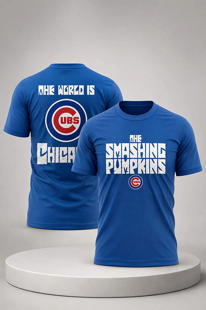 2026 Chicago Cubs The Smashing Pumpkins Shirt Cubs Merch Gifts For Baseball Fans - Merchluma